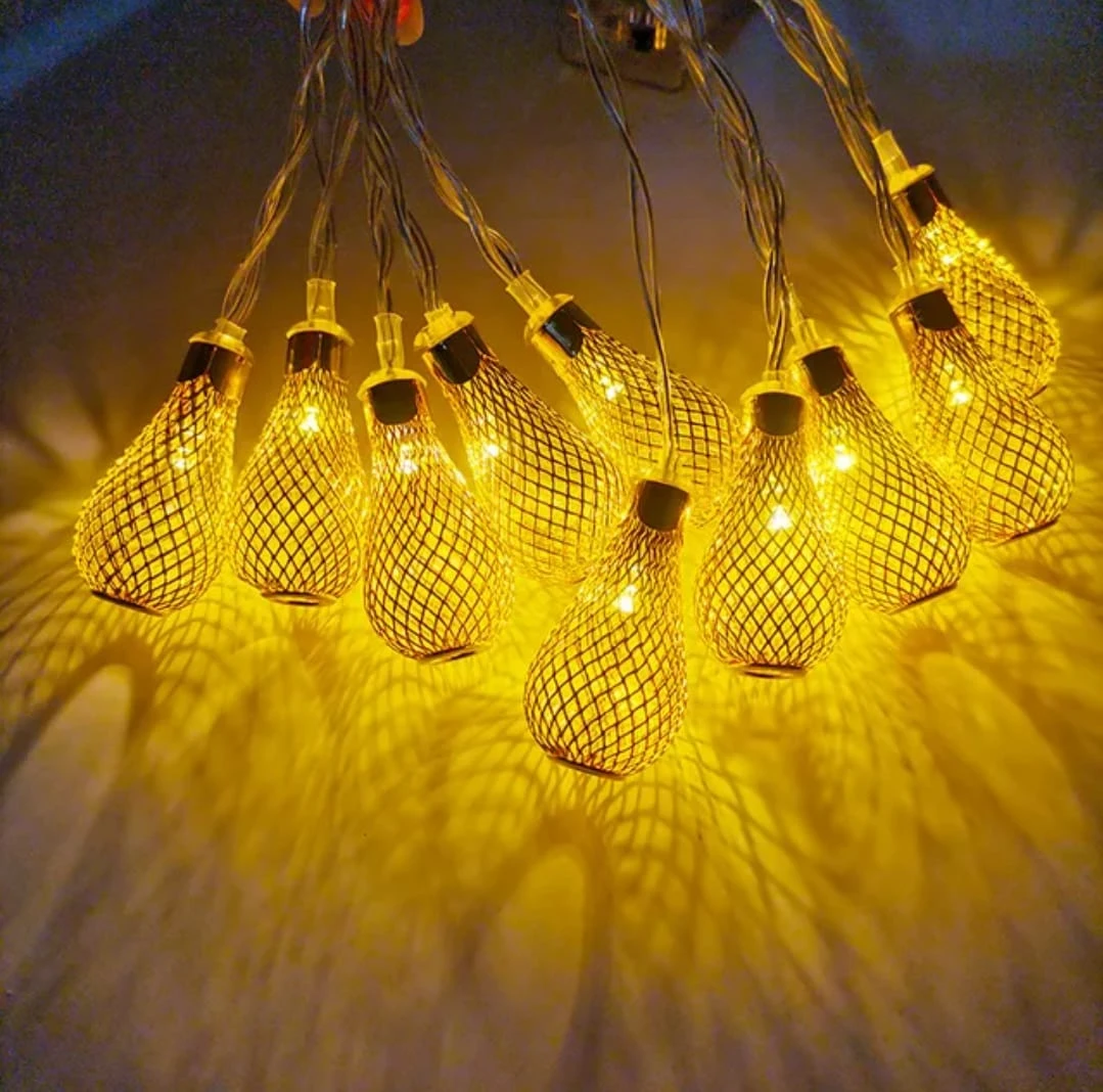 Golden String Lights